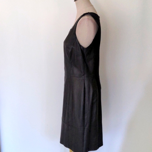 Halogen Leather dress - Picture 3 of 11